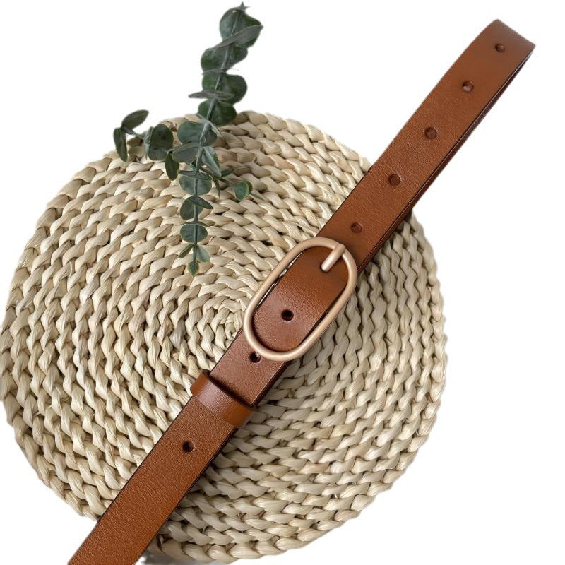 Fashion retro casual fashion pin buckle trouser belt