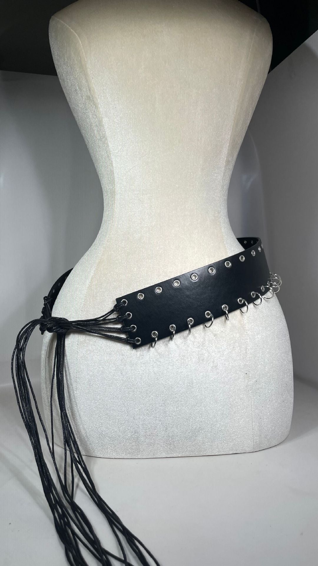 American Style Eyelet Strap PU Belt