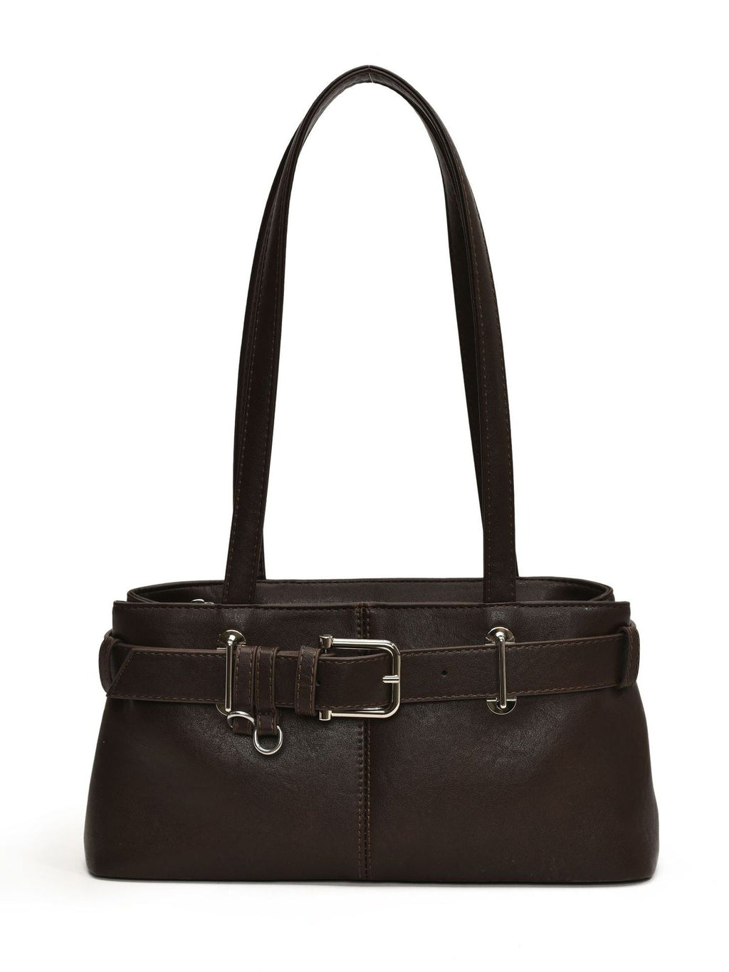 One-shoulder underarm versatile commuter handbag