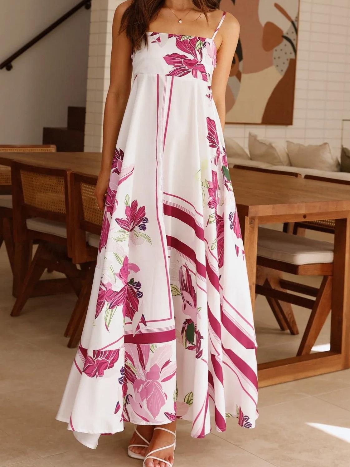 Floral Print Resort Maxi Dress