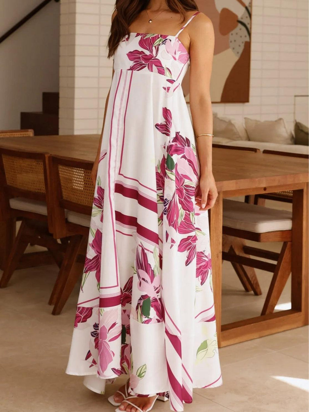 Floral Print Resort Maxi Dress
