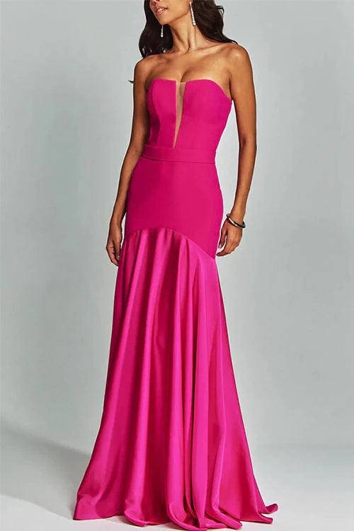 3 Colors Sleeveless Dress With Chest Wrap