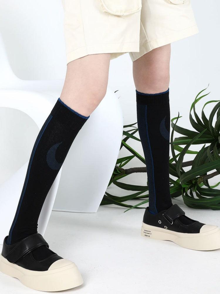 Cartoon Flower Pattern Cotton Socks