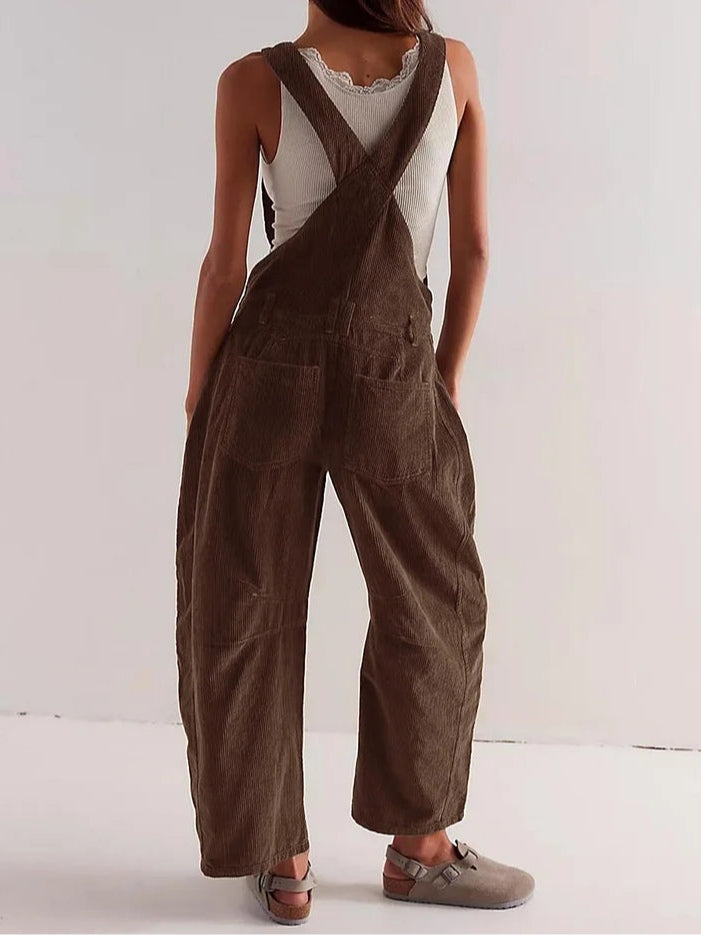 Vintage Corduroy Workwear Jumpsuit
