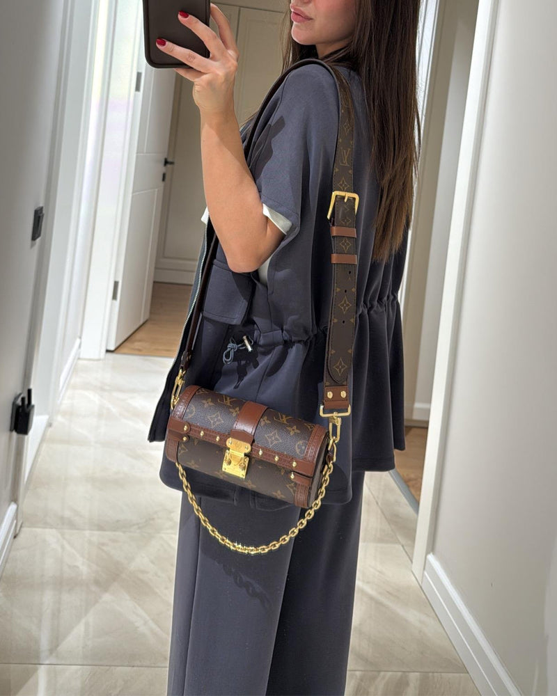 Casual Waist Stretch Detail Top & Pants Two-Piece Set